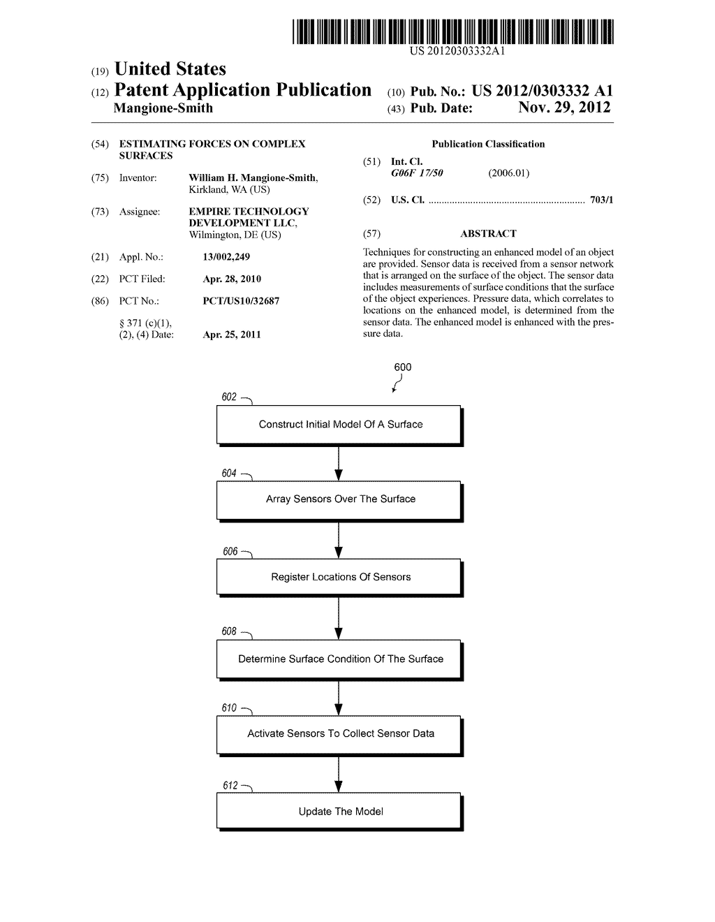 ESTIMATING FORCES ON COMPLEX SURFACES - diagram, schematic, and image 01