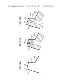 INFORMATION PROCESSING DEVICE, INFORMATION PROCESSING METHOD, COMPUTER     READABLE STORAGE MEDIUM STORING INFORMATION PROCESSING PROGRAM, THICKNESS     AREA SETTING DEVICE, THICKNESS AREA SETTING METHOD, AND COMPUTER READABLE     STORAGE MEDIUM STORING THICKNESS AREA SETTING PROGRAM diagram and image