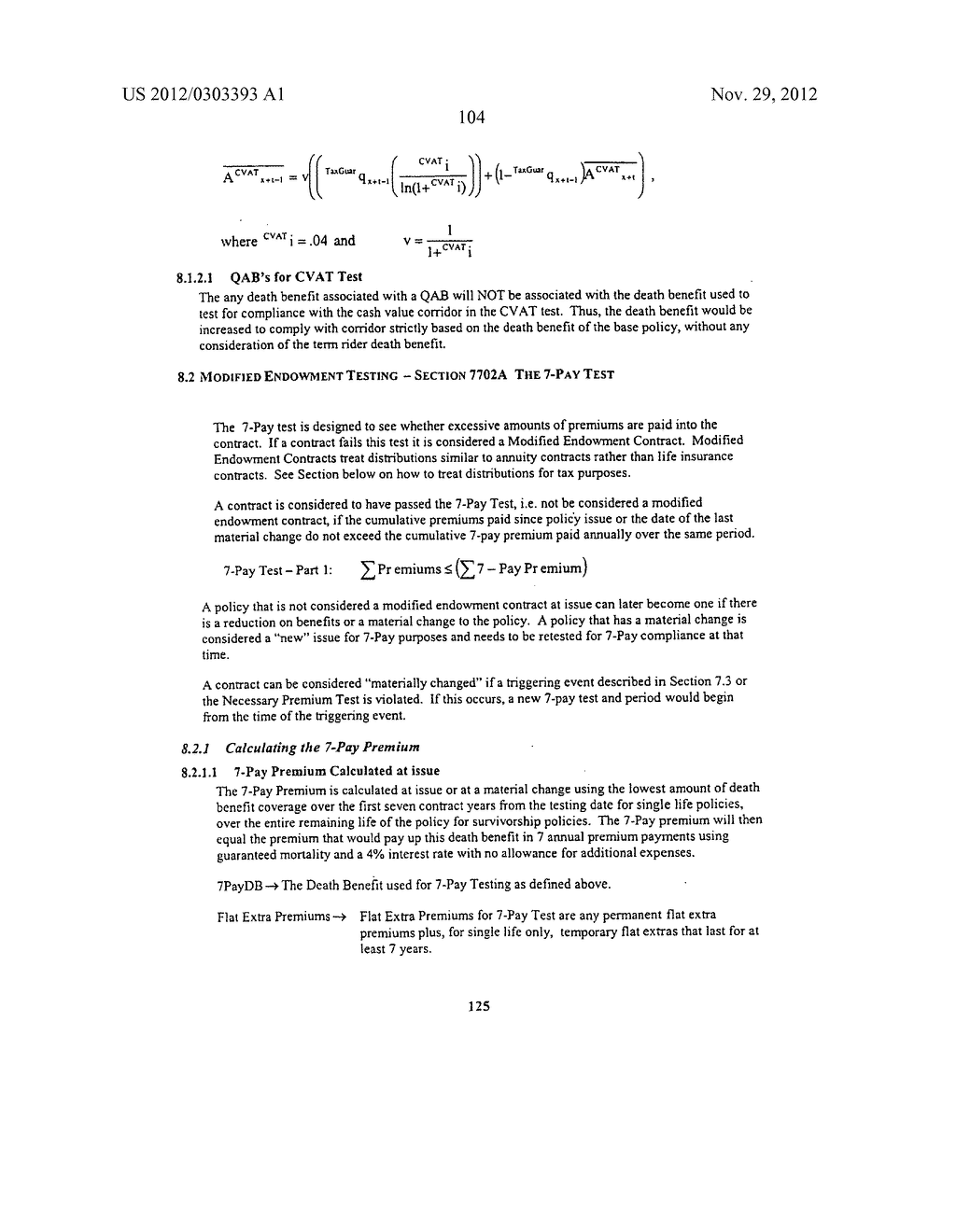 LIFE INSURANCE PRODUCTS UNDER A SINGLE APPROVED FORM - diagram, schematic, and image 124