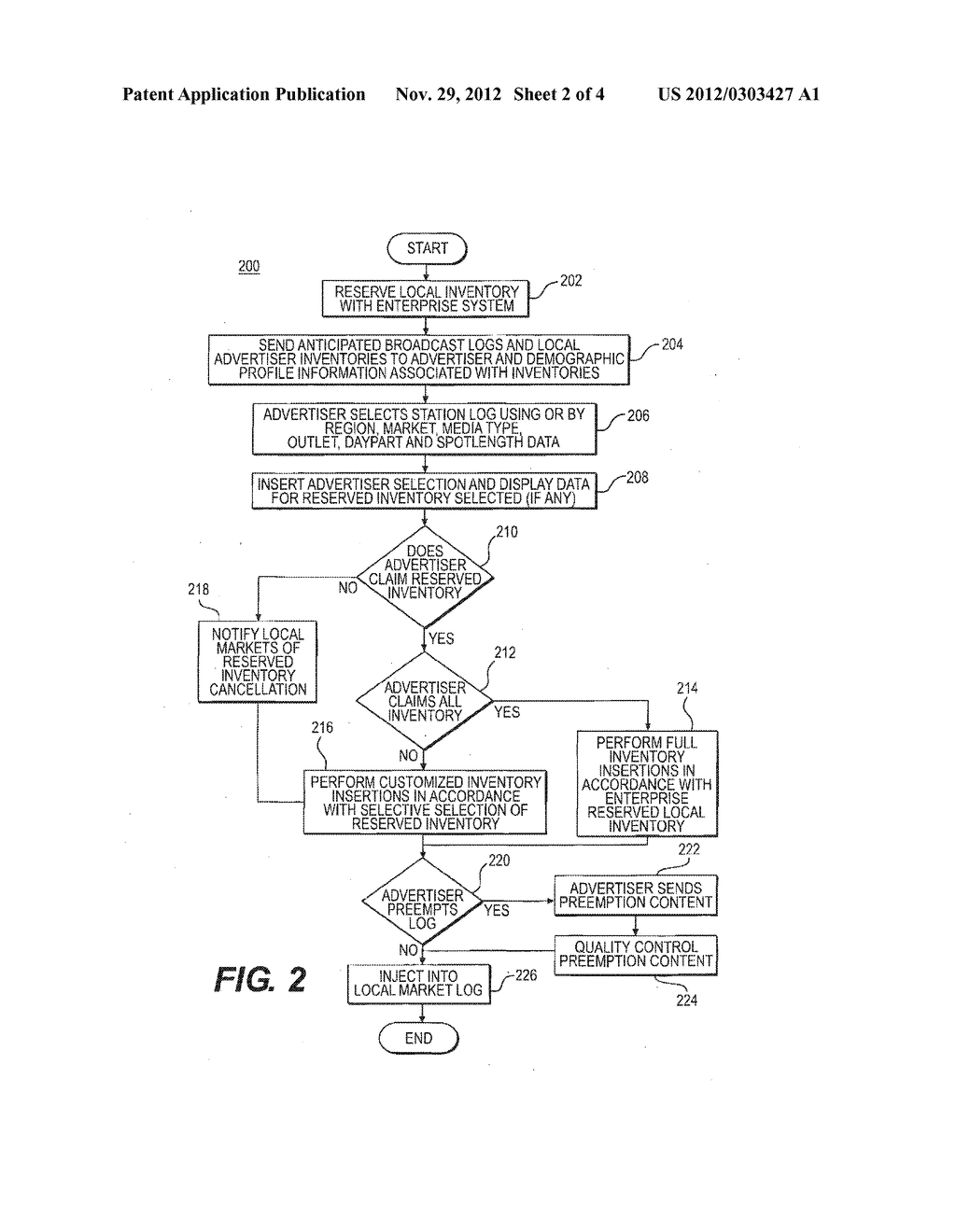 Real-time insertion and reporting of media content - diagram, schematic, and image 03