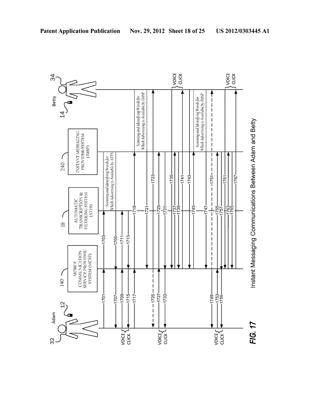 FACILITATING PRESENTATION OF ADS RELATING TO WORDS OF A MESSAGE - diagram, schematic, and image 19