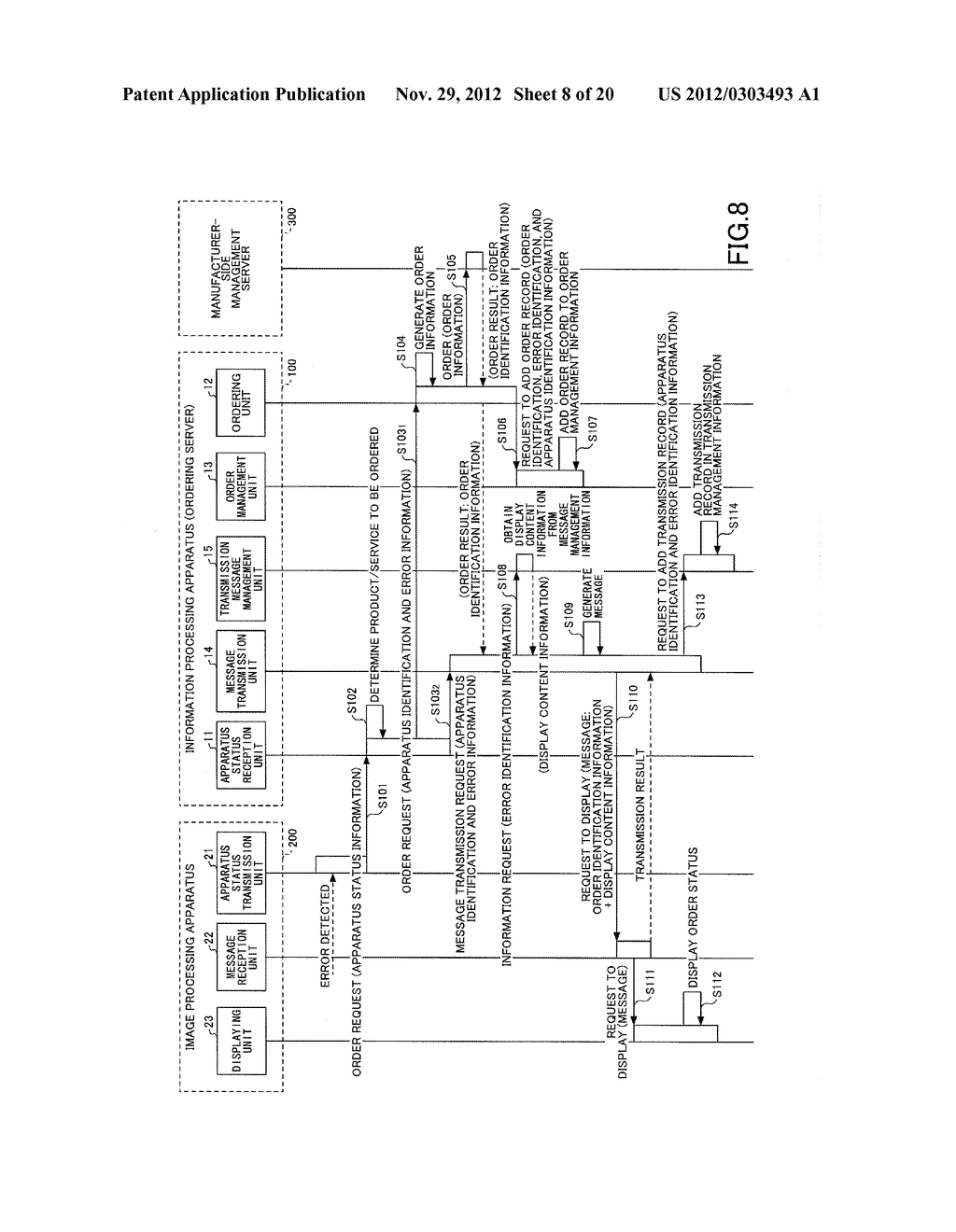 INFORMATION PROCESSING APPARATUS, ORDERING SYSTEM, AND ORDER MANAGEMENT     METHOD - diagram, schematic, and image 09