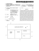 Interface for Electronic Trading Platform diagram and image