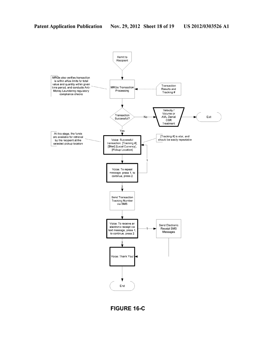 SYSTEMS AND METHODS FOR TRANSFERRING FUNDS FROM A SENDING ACCOUNT - diagram, schematic, and image 19