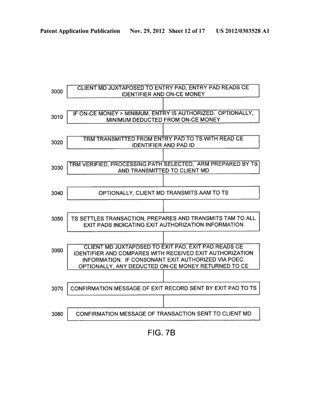 SYSTEM AND METHOD FOR PERFORMING A TRANSACTION RESPONSIVE TO A MOBILE     DEVICE - diagram, schematic, and image 13