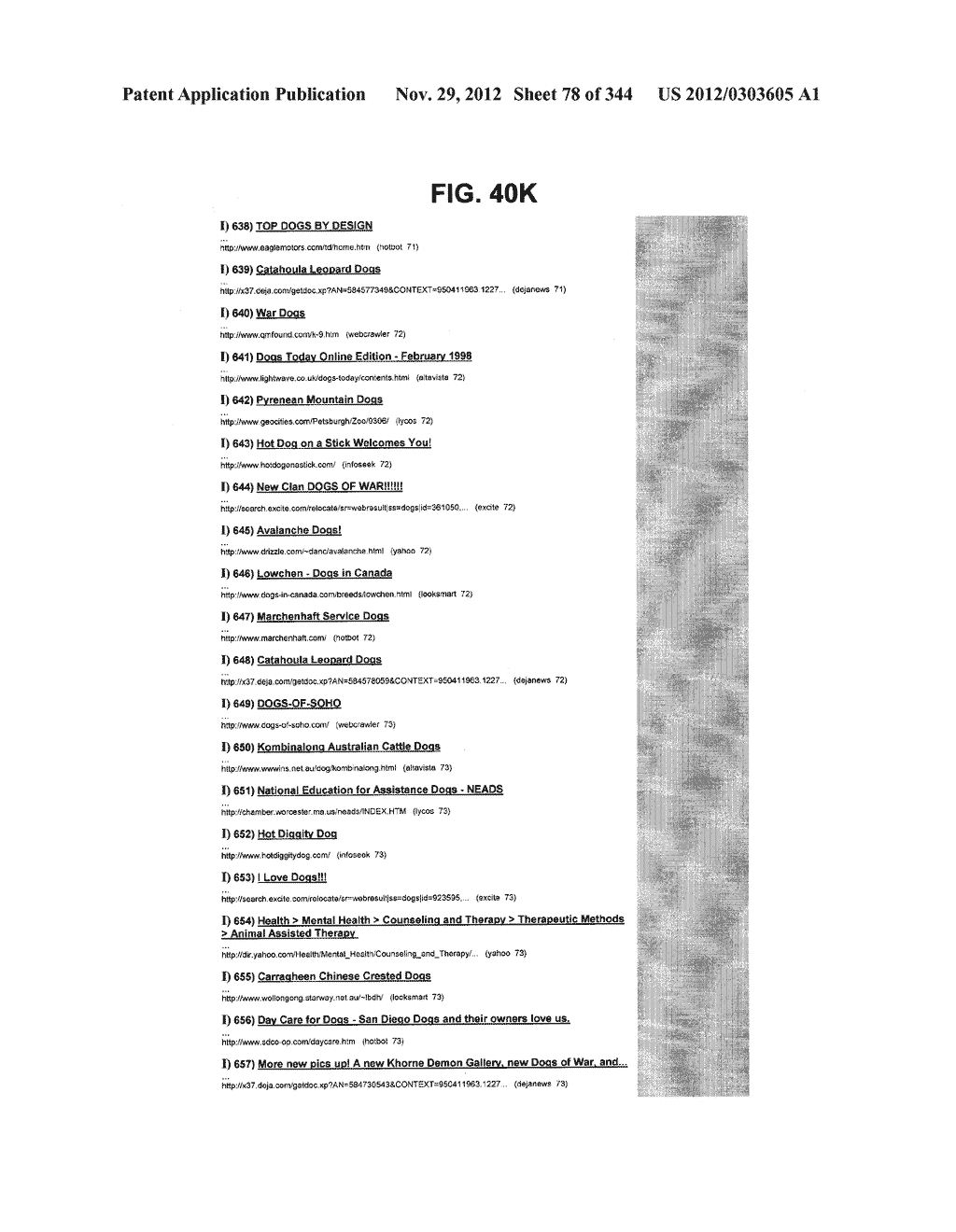 Metasearch Engine for Ordering At Least One Item Returned In Search     Results Using At Least One Query on Multiple Unique Hosts and for     Displaying Associated Advertising - diagram, schematic, and image 79