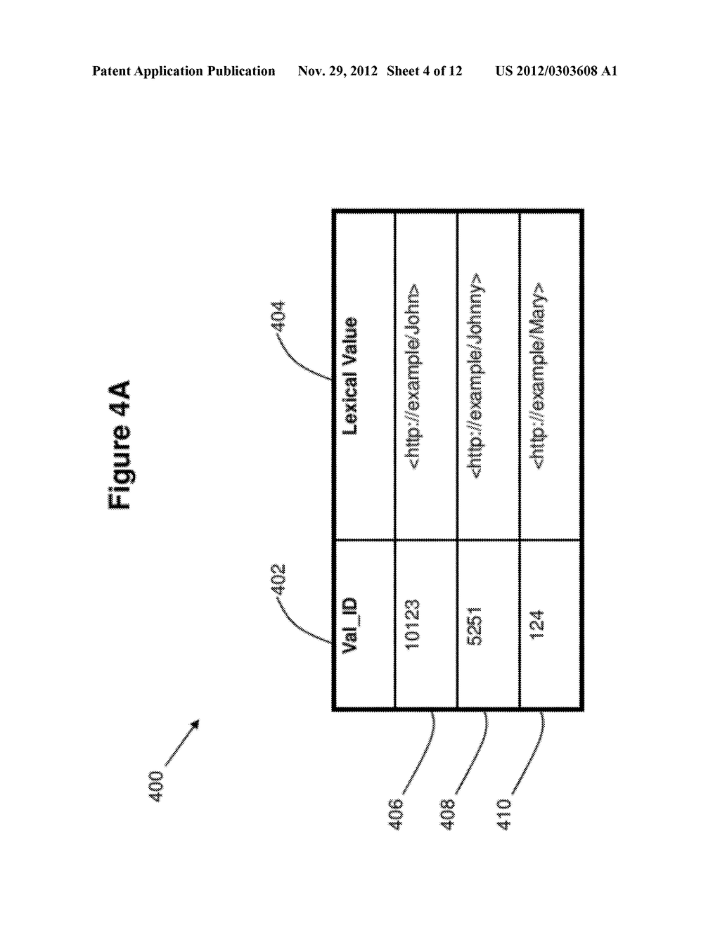 METHOD AND SYSTEM FOR CACHING LEXICAL MAPPINGS FOR RDF DATA - diagram, schematic, and image 05