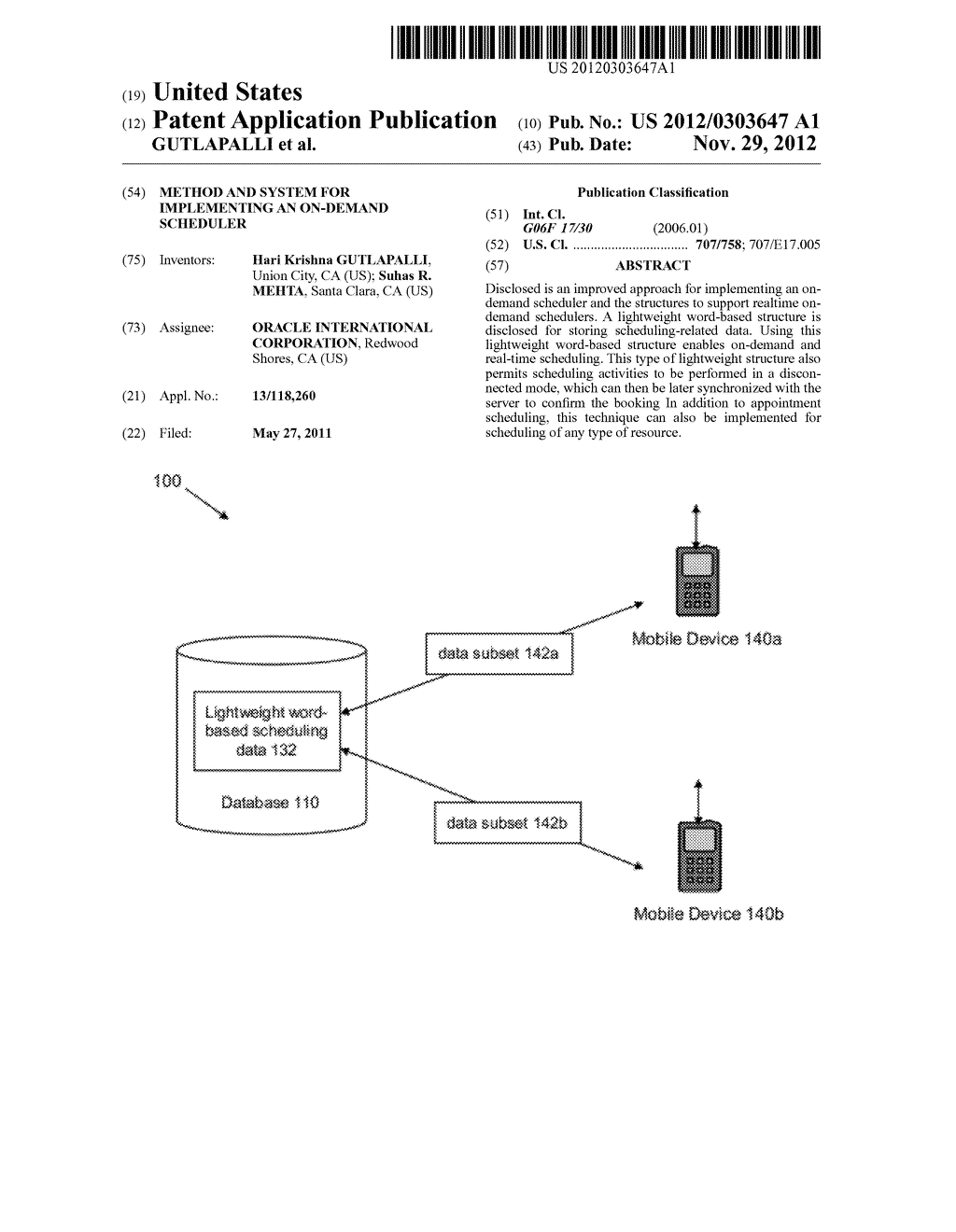 METHOD AND SYSTEM FOR IMPLEMENTING AN ON-DEMAND SCHEDULER - diagram, schematic, and image 01