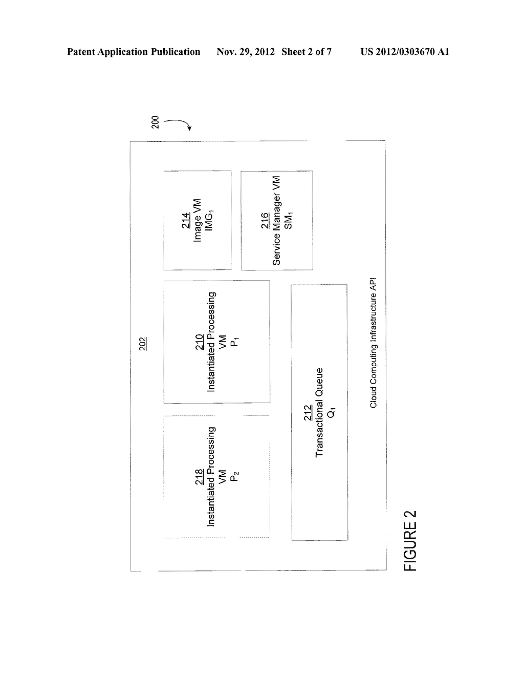 CLOUD COMPUTING METHOD FOR DYNAMICALLY SCALING A PROCESS ACROSS PHYSICAL     MACHINE BOUNDARIES - diagram, schematic, and image 03