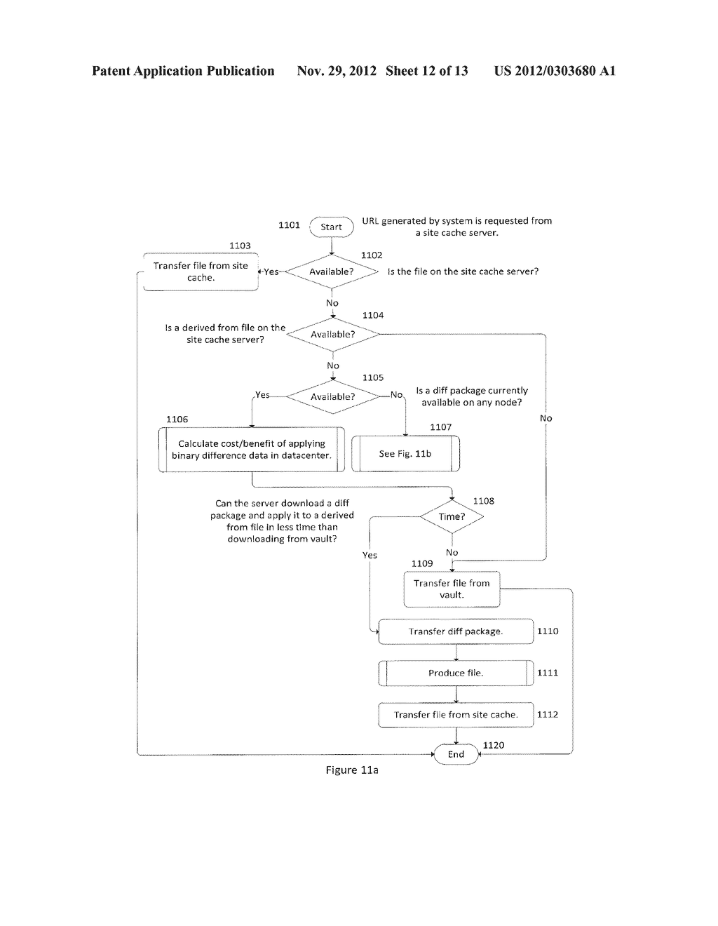 METHOD FOR THE PREEMPTIVE CREATION OF BINARY DELTA INFORMATION WITHIN A     COMPUTER NETWORK - diagram, schematic, and image 13