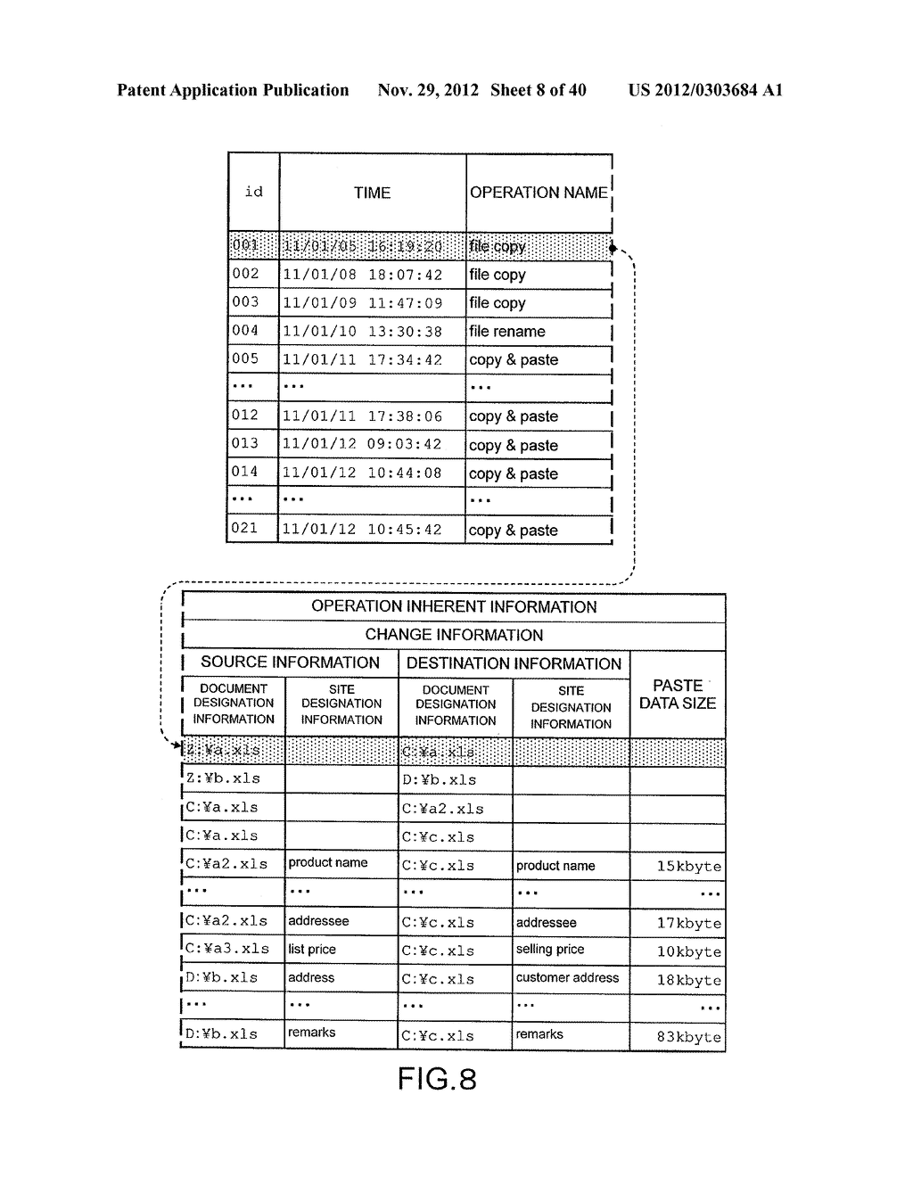 FILE HISTORY RECORDING SYSTEM, FILE HISTORY MANAGEMENT SYSTEM AND FILE     HISTORY RECORDING METHOD - diagram, schematic, and image 09