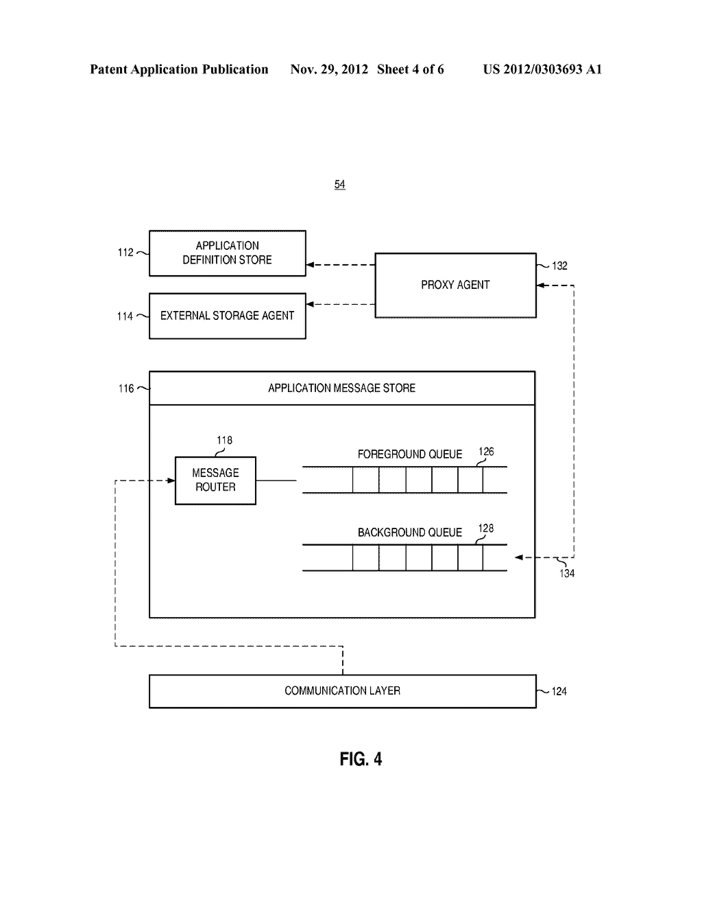 APPARATUS, AND ASSOCIATED METHOD, FOR FACILITATING BACKGROUND PROCESSING     OF PUSH CONTENT - diagram, schematic, and image 05