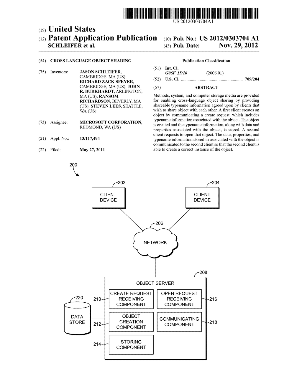 CROSS LANGUAGE OBJECT SHARING - diagram, schematic, and image 01