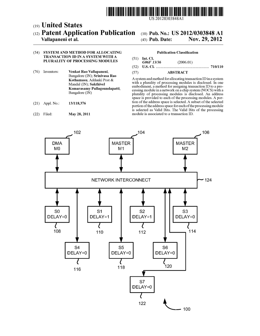 SYSTEM AND METHOD FOR ALLOCATING TRANSACTION ID IN A SYSTEM WITH A     PLURALITY OF PROCESSING MODULES - diagram, schematic, and image 01