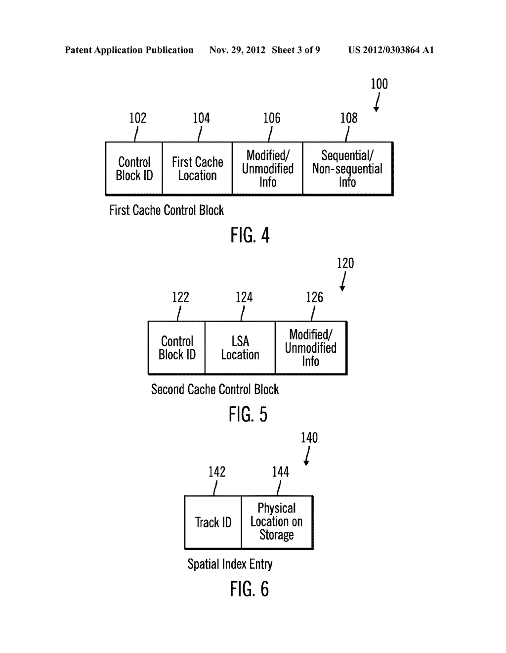 CACHE MANAGEMENT OF TRACKS IN A FIRST CACHE AND A SECOND CACHE FOR A     STORAGE - diagram, schematic, and image 04