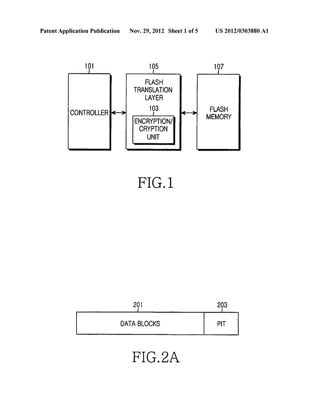 METHOD AND APPARATUS FOR ENCRYPTING AND PROCESSING DATA IN FLASH     TRANSLATION LAYER - diagram, schematic, and image 02