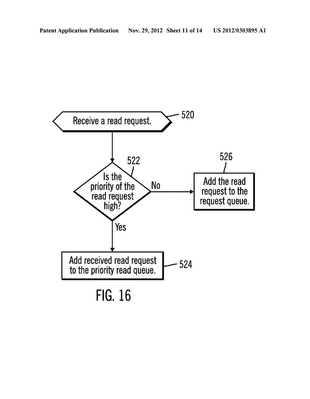 HANDLING HIGH PRIORITY REQUESTS IN A SEQUENTIAL ACCESS STORAGE DEVICE     HAVING A NON-VOLATILE STORAGE CACHE - diagram, schematic, and image 12