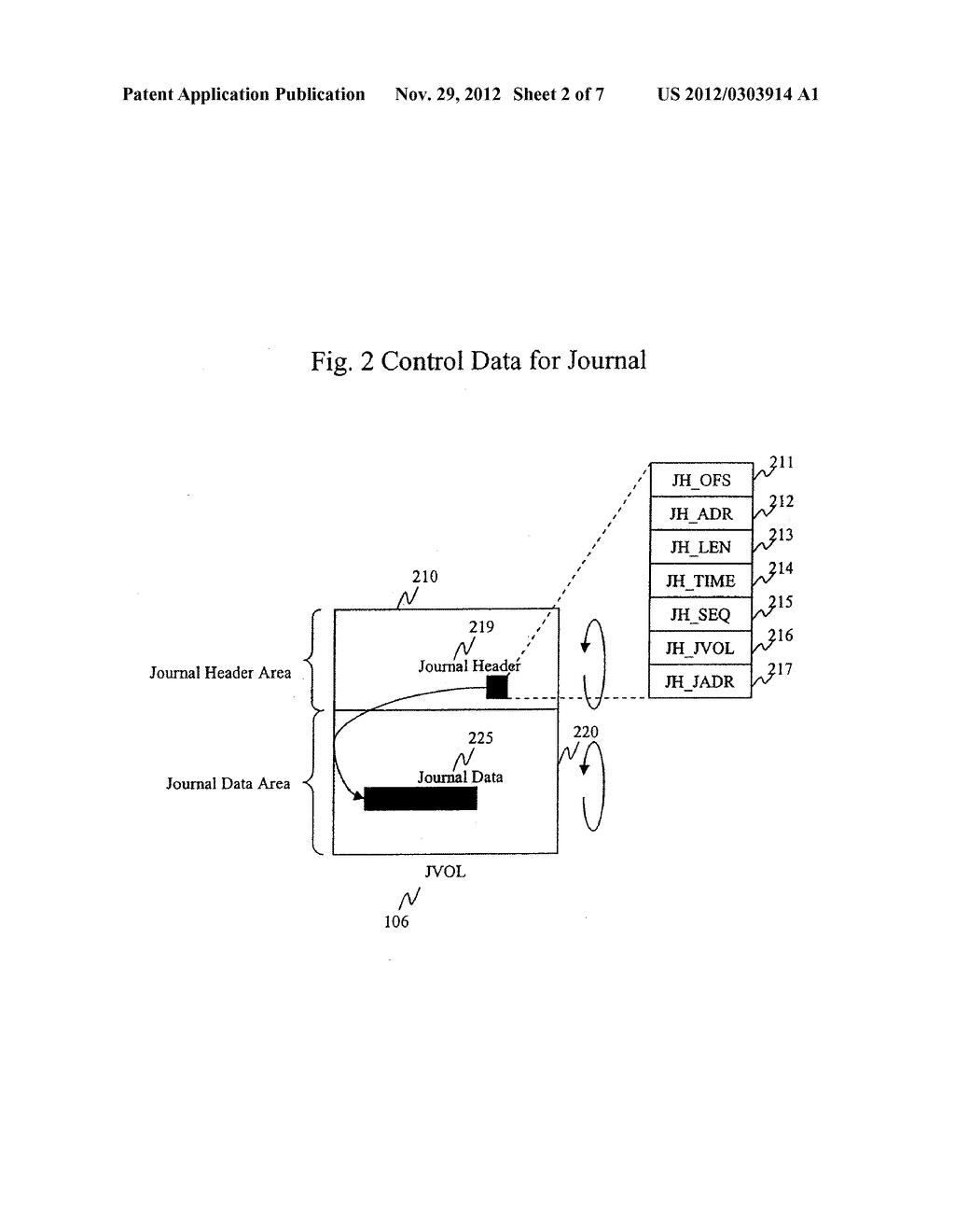 METHOD AND APPARATUS FOR BACKUP AND RECOVERY USING STORAGE BASED     JOURNALING - diagram, schematic, and image 03