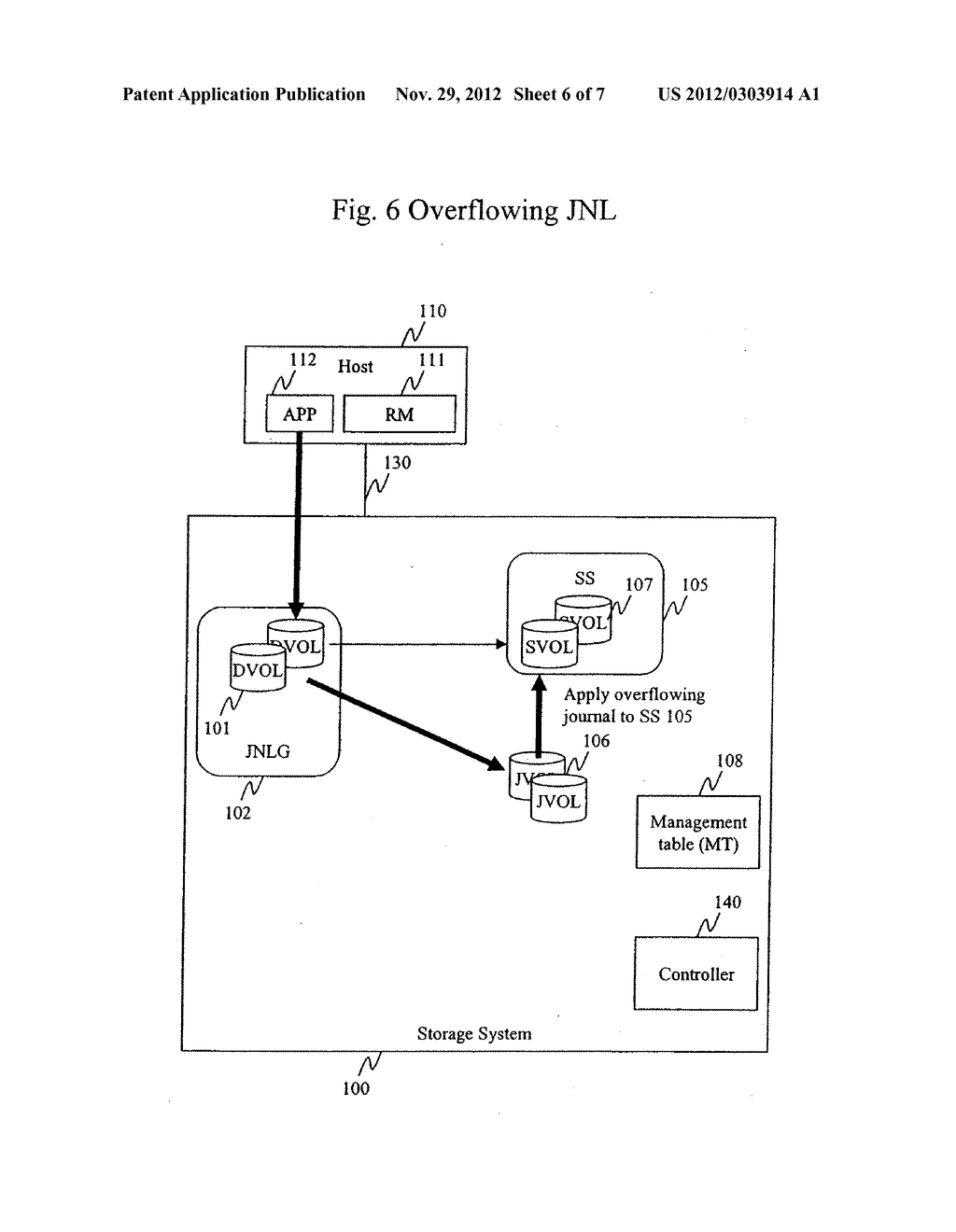 METHOD AND APPARATUS FOR BACKUP AND RECOVERY USING STORAGE BASED     JOURNALING - diagram, schematic, and image 07