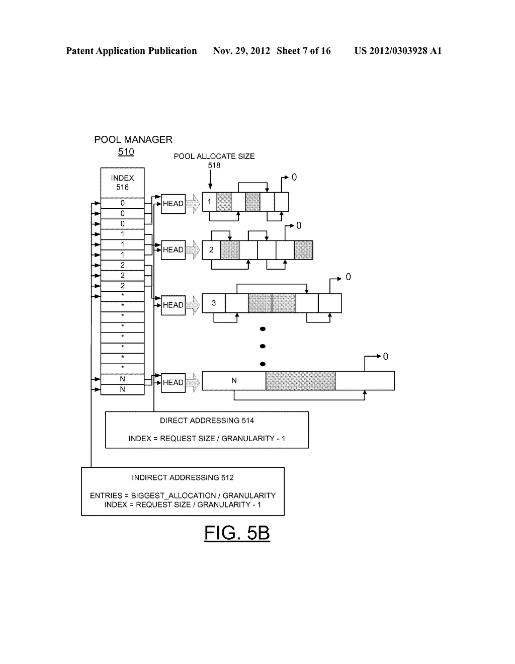 IMPLEMENTING ENHANCED DETERMINISTIC MEMORY ALLOCATION FOR INDIRECTION     TABLES FOR PERSISTENT MEDIA - diagram, schematic, and image 08