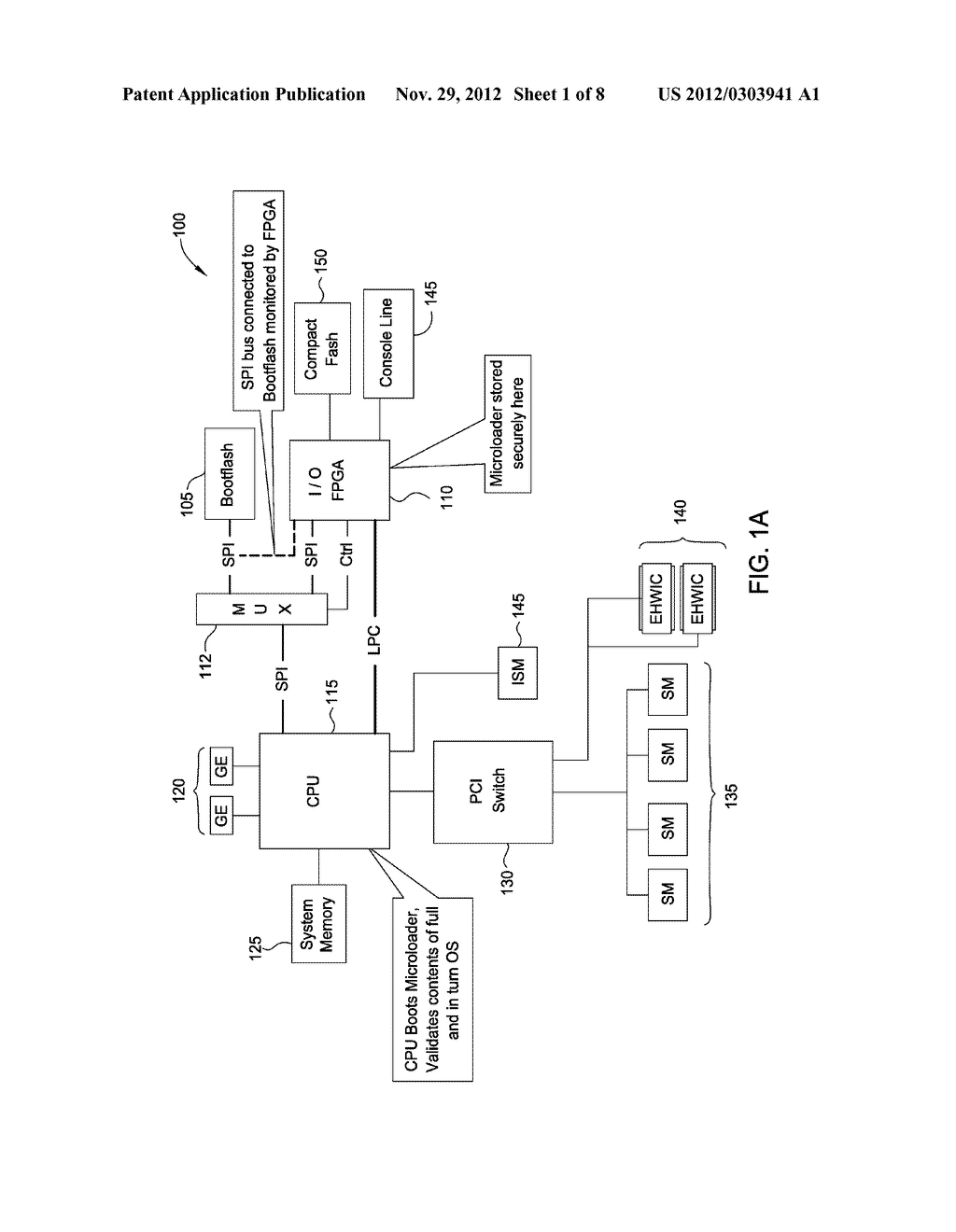 METHOD AND APPARATUS FOR SECURING CPUS BOOTED USING ATTACHED FLASH MEMORY     DEVICES - diagram, schematic, and image 02