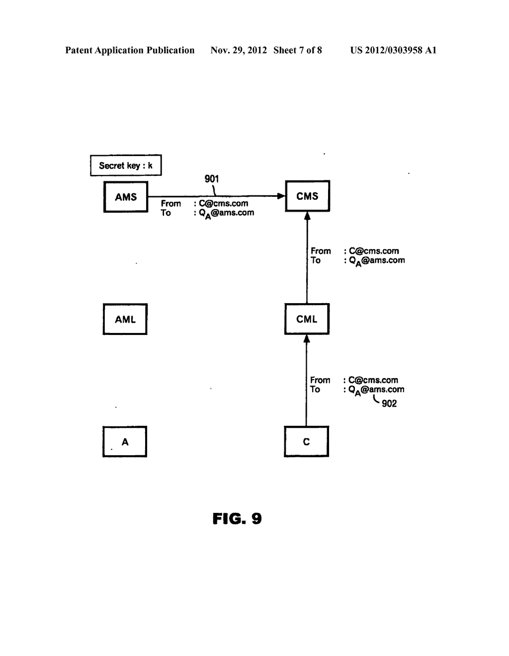 SOURCE-OF-LEAKAGE DETECTABLE E-MAIL ADDRESS FORMING, SENDING AND DETECTION - diagram, schematic, and image 08