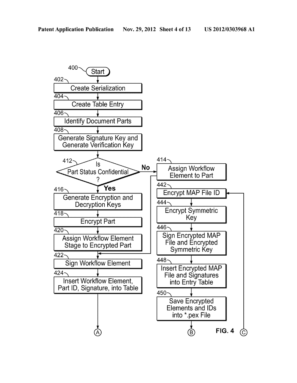 METHOD AND SYSTEM FOR BUSINESS WORKFLOW CYCLE OF A COMPOSITE DOCUMENT - diagram, schematic, and image 05