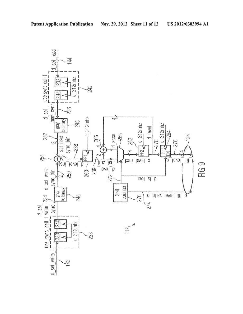 APPARATUS FOR SYNCHRONIZING A DATA HANDOVER BETWEEN A FIRST CLOCK DOMAIN     AND A SECOND CLOCK DOMAIN - diagram, schematic, and image 12