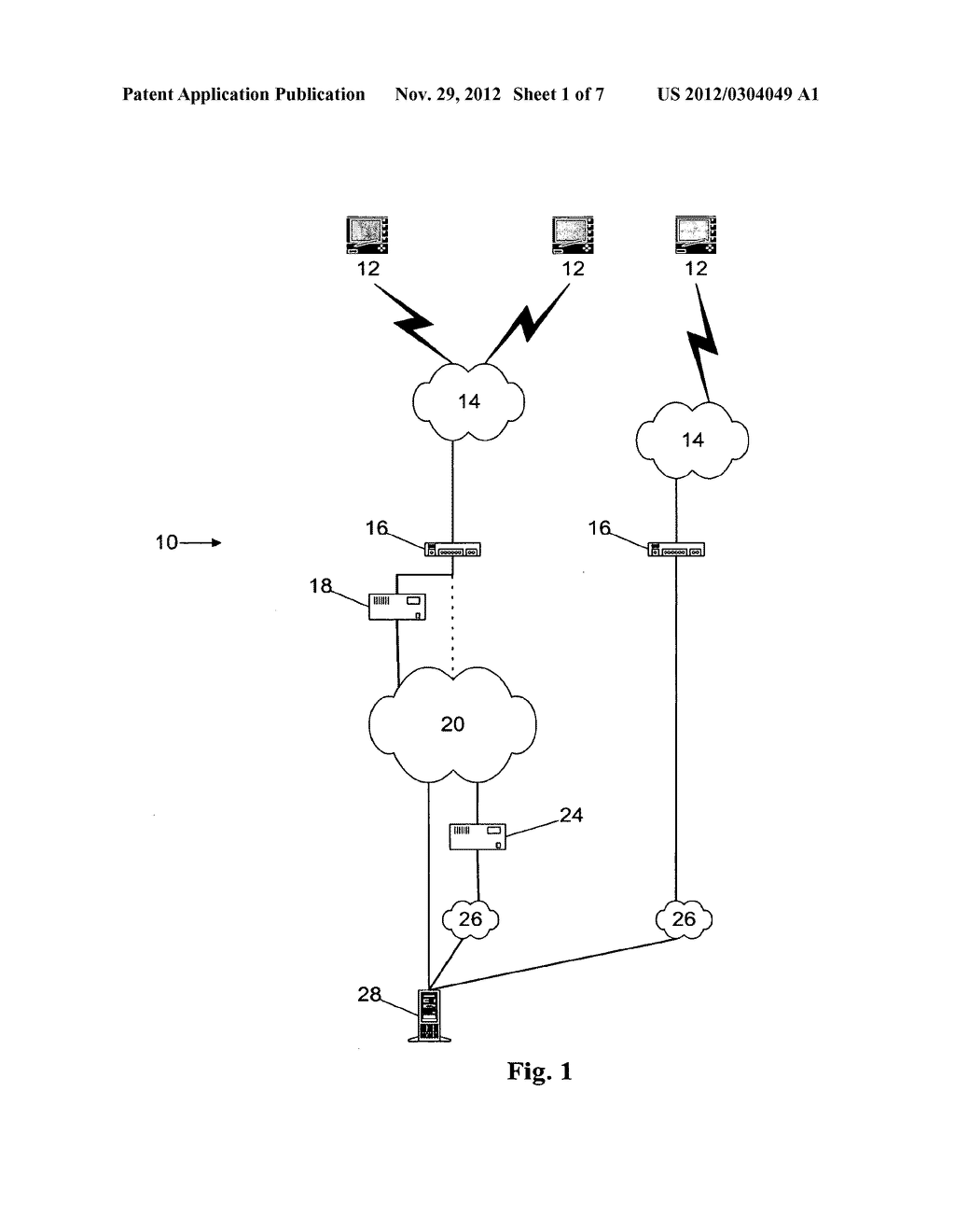 METHOD FOR DOCUMENT PAGE DELIVERY TO A MOBILE COMMUNICATION DEVICE - diagram, schematic, and image 02