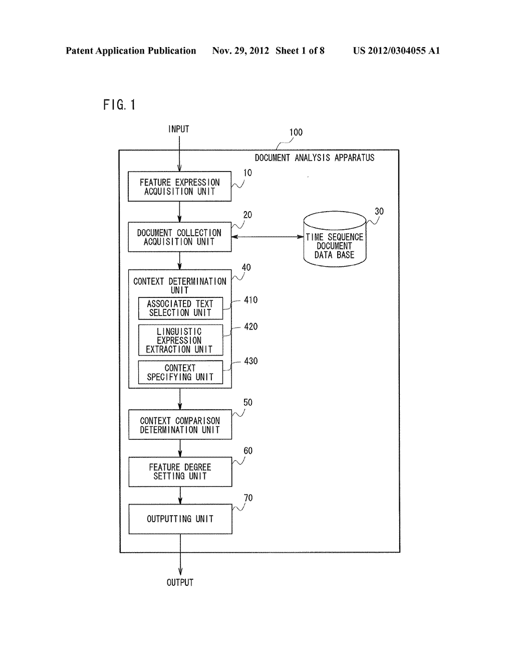 DOCUMENT ANALYSIS APPARATUS, DOCUMENT ANALYSIS METHOD, AND     COMPUTER-READABLE RECORDING MEDIUM - diagram, schematic, and image 02