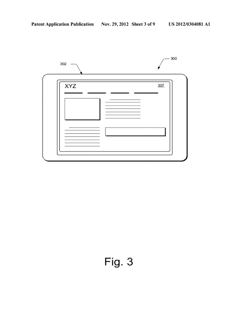 Navigation User Interface in Support of Page-Focused, Touch- or     Gesture-based Browsing Experience - diagram, schematic, and image 04