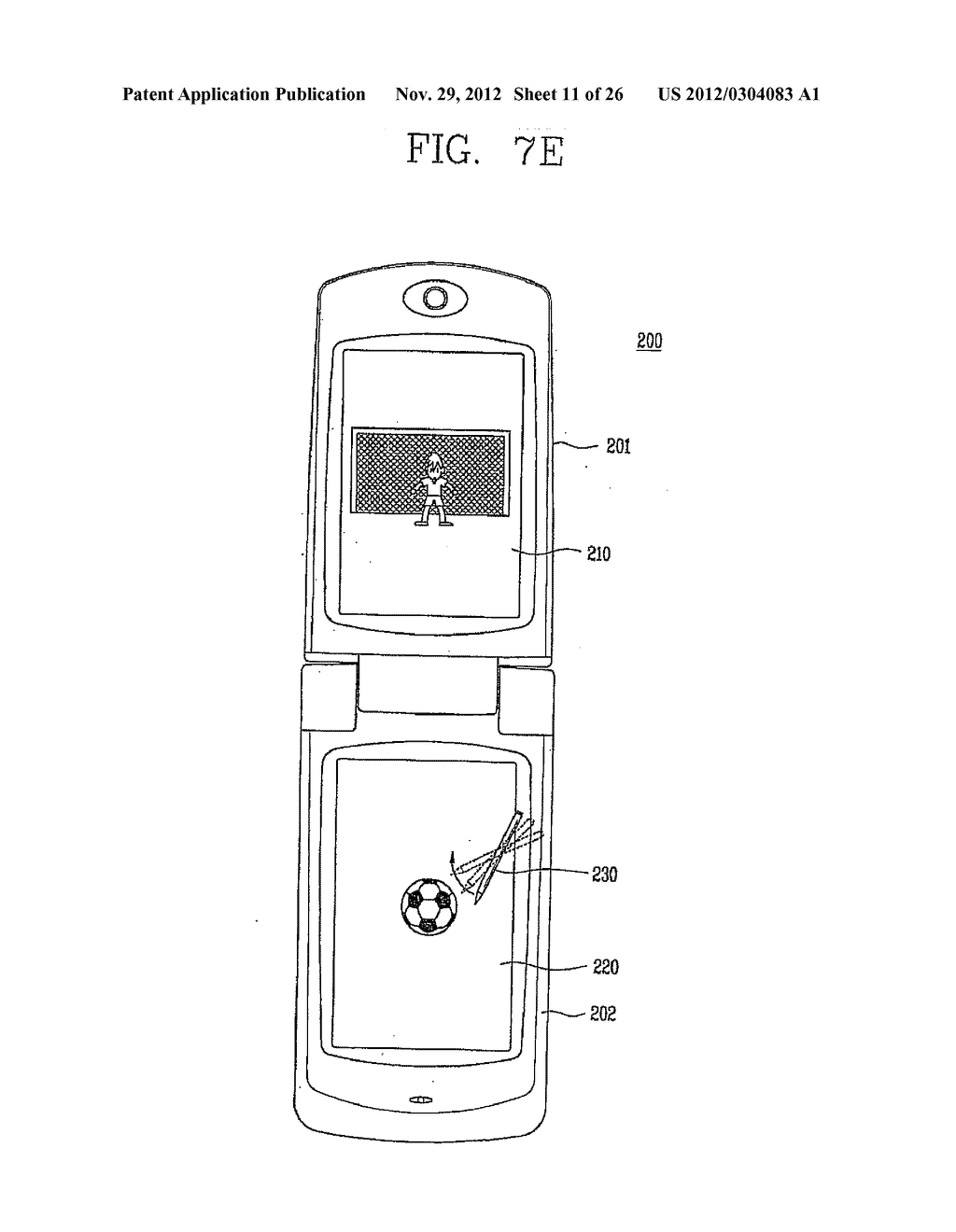 MOBILE COMMUNICATION TERMINAL HAVING MULTIPLE DISPLAYS AND A DATA     PROCESSING METHOD THEREOF - diagram, schematic, and image 12