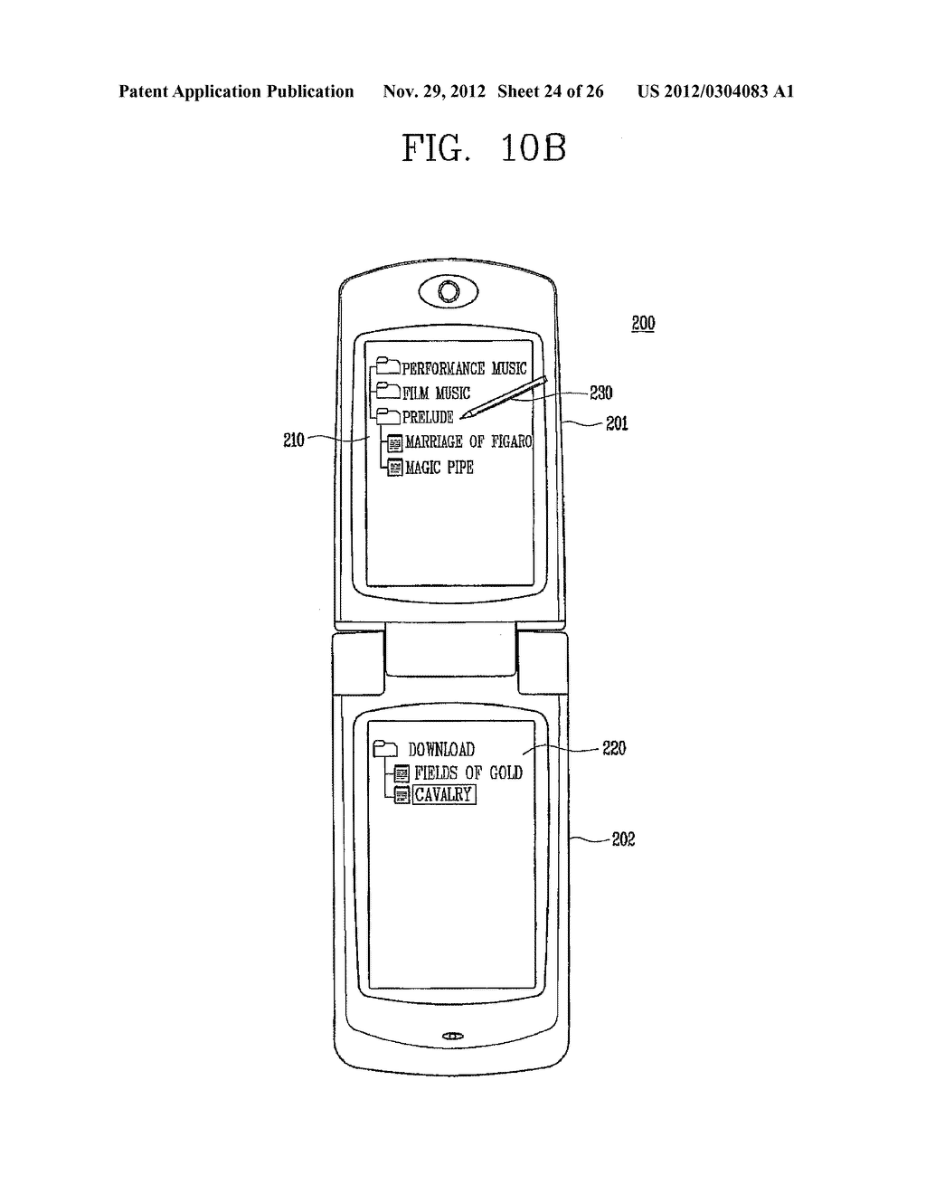MOBILE COMMUNICATION TERMINAL HAVING MULTIPLE DISPLAYS AND A DATA     PROCESSING METHOD THEREOF - diagram, schematic, and image 25
