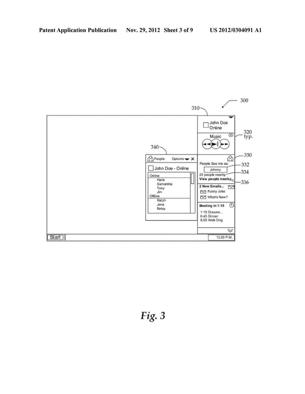 SYSTEM AND METHOD FOR DISCOVERING AND PUBLISHING OF PRESENCE INFORMATION     ON A NETWORK - diagram, schematic, and image 04