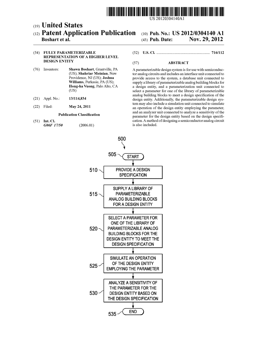 FULLY PARAMETERIZABLE REPRESENTATION OF A HIGHER LEVEL DESIGN ENTITY - diagram, schematic, and image 01