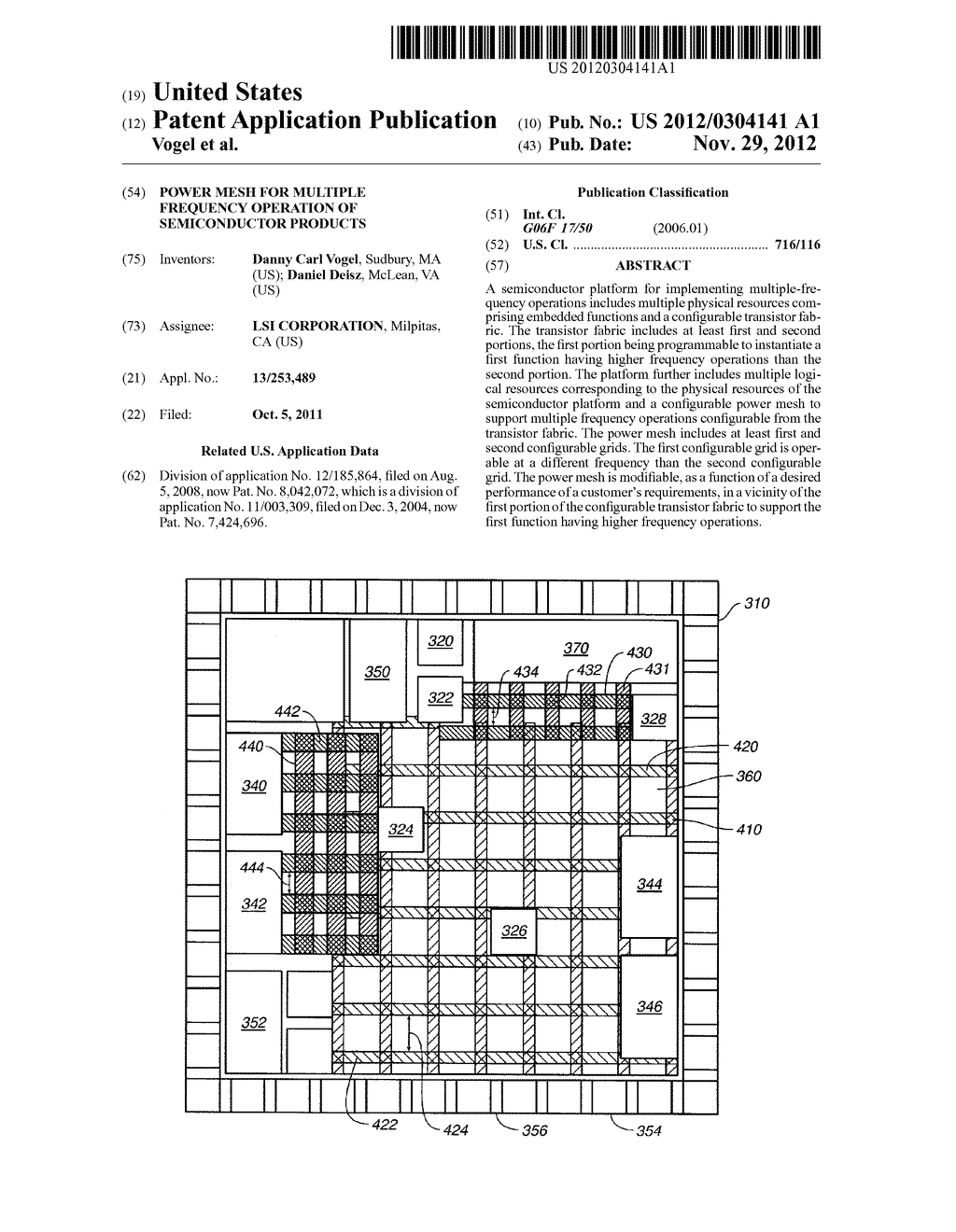 Power Mesh for Multiple Frequency Operation of Semiconductor Products - diagram, schematic, and image 01