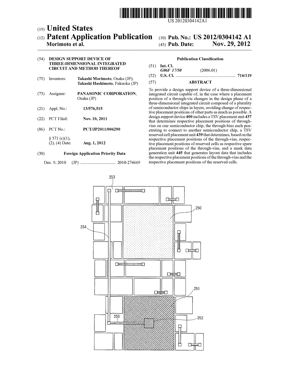 DESIGN SUPPORT DEVICE OF THREE-DIMENSIONAL INTEGRATED CIRCUIT AND METHOD     THEREOF - diagram, schematic, and image 01