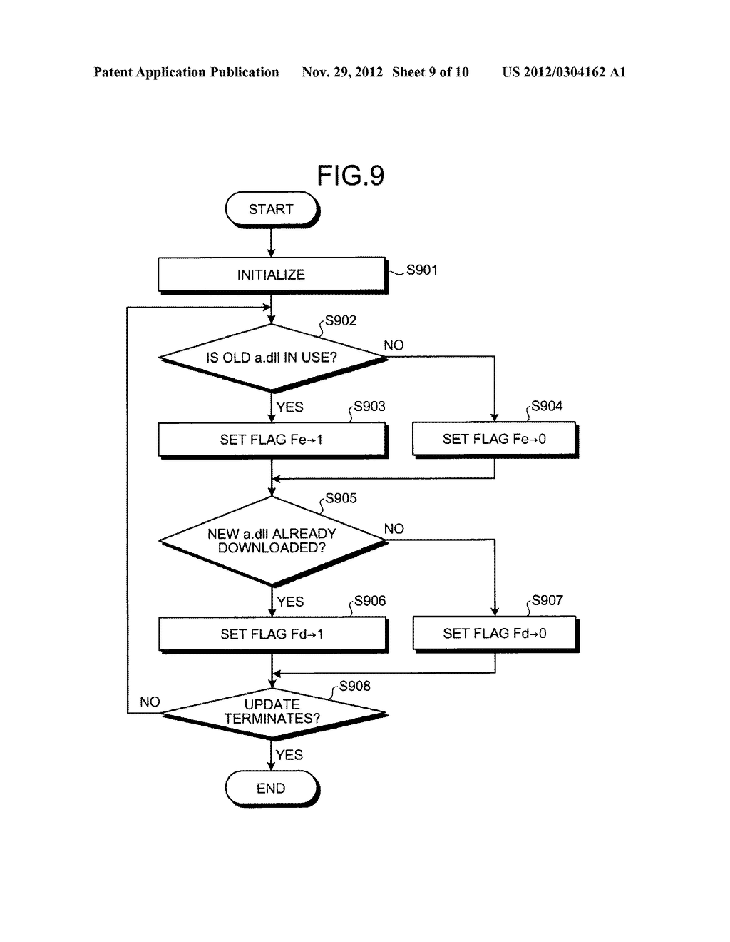 UPDATE METHOD, UPDATE APPARATUS, AND COMPUTER PRODUCT - diagram, schematic, and image 10