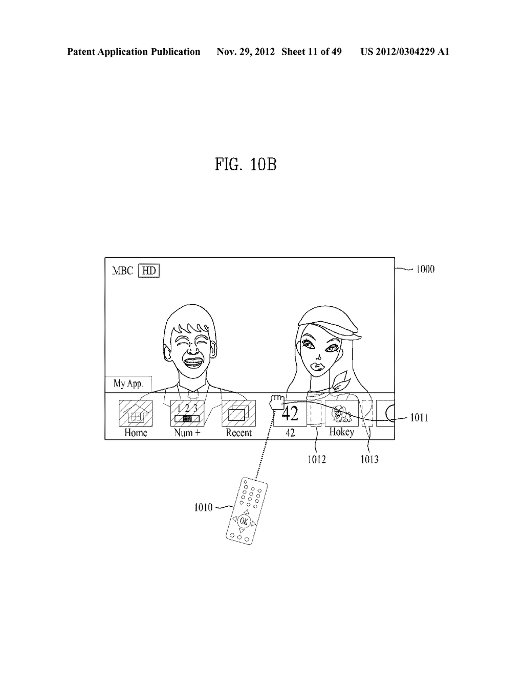 DISPLAY APPARATUS FOR PROCESSING MULTIPLE APPLICATIONS AND METHOD FOR     CONTROLLING THE SAME - diagram, schematic, and image 12