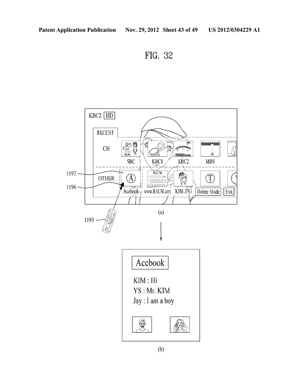 DISPLAY APPARATUS FOR PROCESSING MULTIPLE APPLICATIONS AND METHOD FOR     CONTROLLING THE SAME - diagram, schematic, and image 44