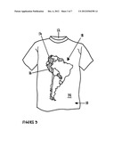 ARTICLE OF CLOTHING HAVING PERSONALIZED INDICIA AND METHOD OF PRODUCING     THE SAME diagram and image