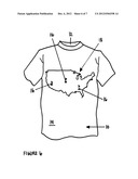 ARTICLE OF CLOTHING HAVING PERSONALIZED INDICIA AND METHOD OF PRODUCING     THE SAME diagram and image