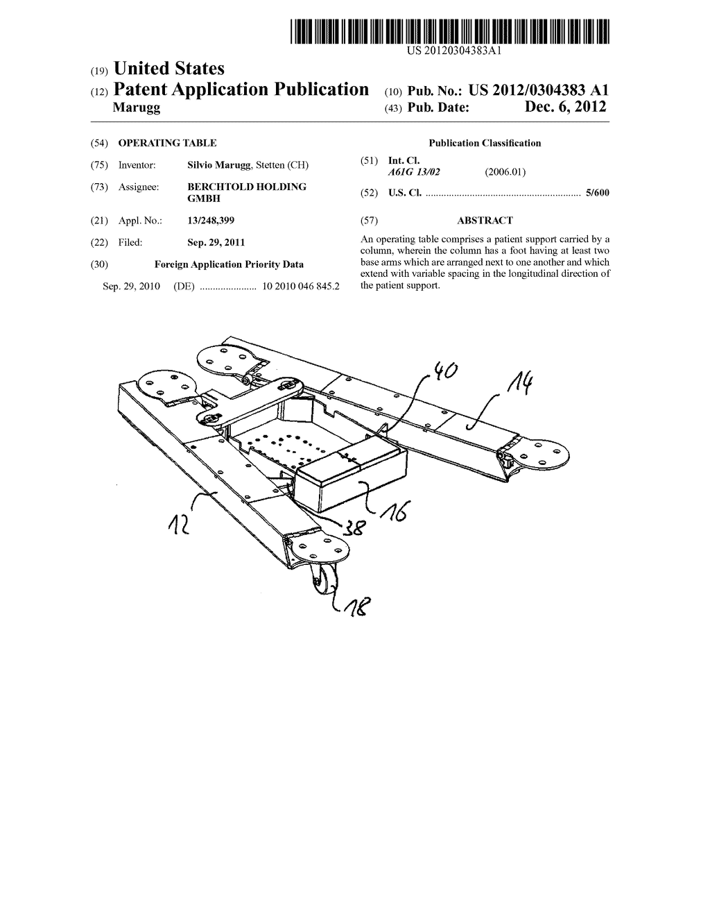 OPERATING TABLE - diagram, schematic, and image 01