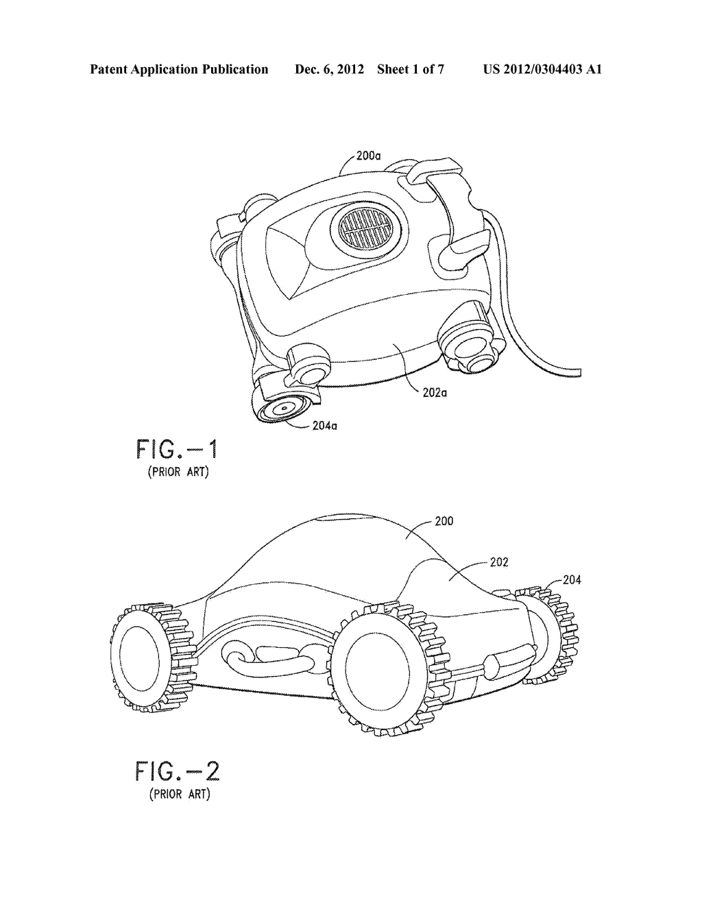 Pool Cleaning Vehicle Having Internal Drive Propulsion - diagram, schematic, and image 02