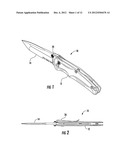 CANTILEVER SPRING ASSIST KNIFE diagram and image