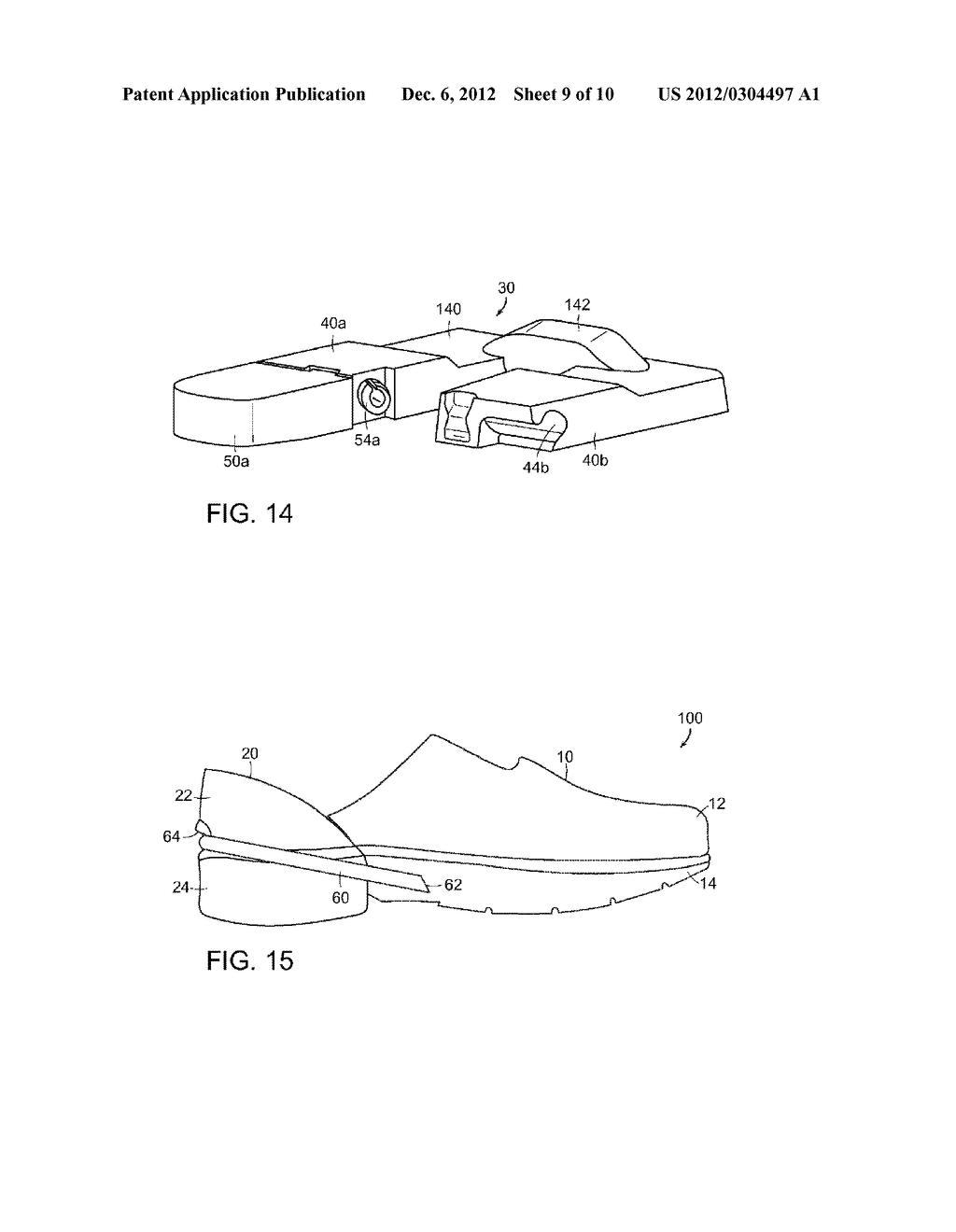 Closure Systems for Articles of Footwear - diagram, schematic, and image 10