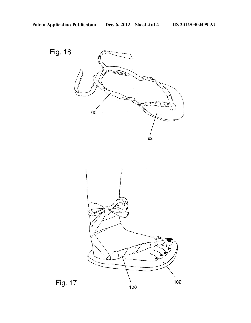 Transferable, Independently Attachable, Self Supporting Footwear Wrap For     Stylish Decoration - diagram, schematic, and image 05