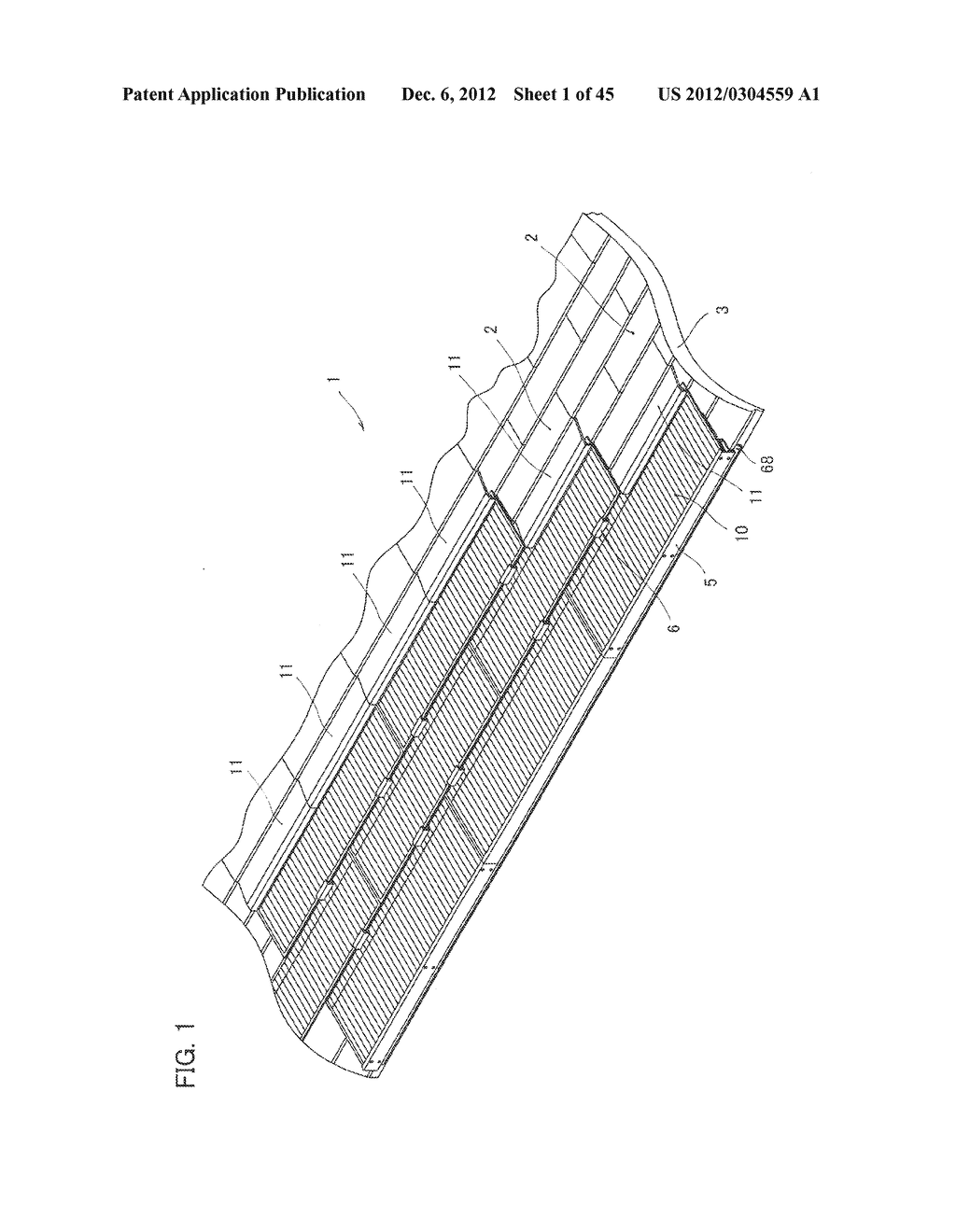 ROOF STRUCTURE, CLAMP FOR SOLAR CELL MODULE, AND METHOD FOR MOUNTING SOLAR     CELL MODULE - diagram, schematic, and image 02