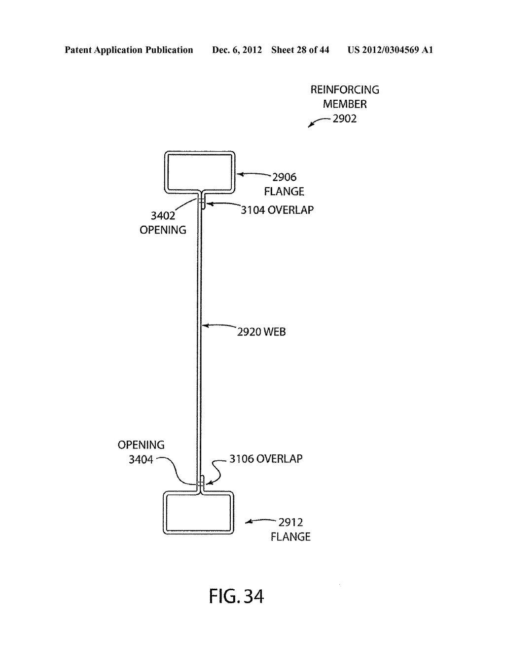 REINFORCED STRUCTURAL MEMBER AND FRAME STRUCTURES - diagram, schematic, and image 29