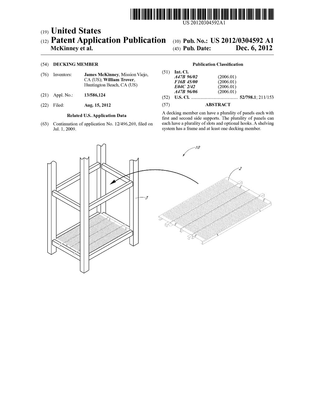 Decking Member - diagram, schematic, and image 01